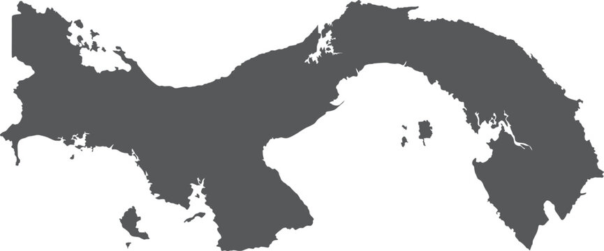 vector illustration of Panama map