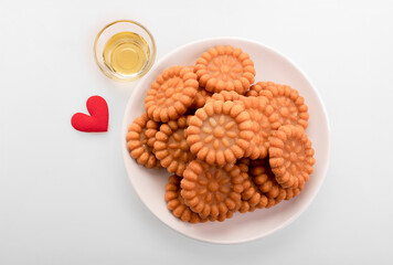 Yakgwa cookies eaten on Korean New Year's Day