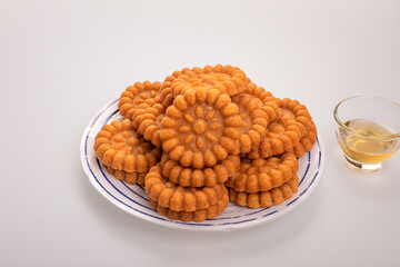 Yakgwa cookies eaten on Korean New Year's Day