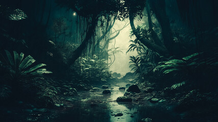 Fototapeta na wymiar Rain forest
