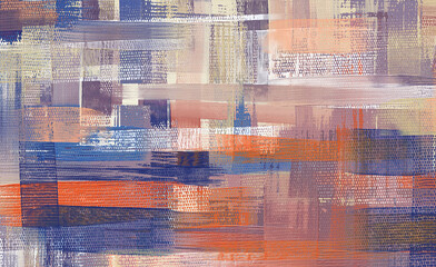 Colorful art abstraction, paint strokes, scratched oil painting on canvas wallpaper, hand painted texture