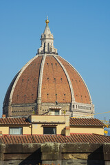 Fototapeta na wymiar The Brunelleschi's Dome. Florence Cathedral, Tuscany, Italy 