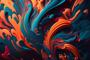 The Evolution of Abstract Art: A Generative AI Approach to Colorful Abstractions