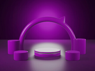 pink background Mockup