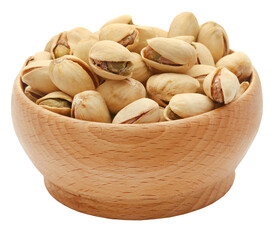 Closeup of some roasted pistachio