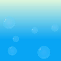 bubble blue background