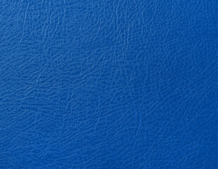 Background texture of blue natural leather