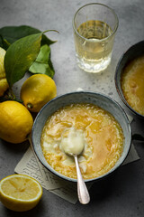 crème dessert flan fait maison au citron