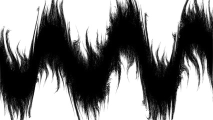ジグザグ　裂け目　背景　モノクロ　毛　マンガ