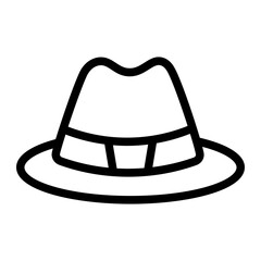 hat line icon