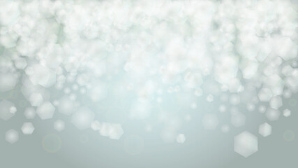 Vector Merry Christmas and New Year Card Collection with Magical Bokeh Lights Sparkle Confetti. Shiny Glitter Christmas Party Collection. Winter Sparkle Snowfall Design for Your Holiday's Web Page.