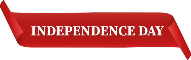  independence day red ribbon.