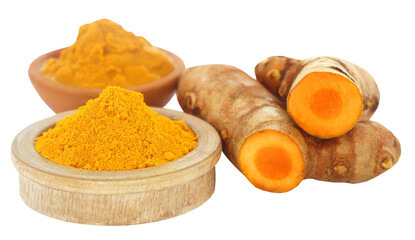 Ground and mashed turmeric