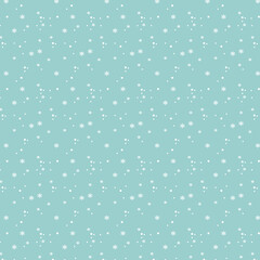 seamless pattern with snow clouds