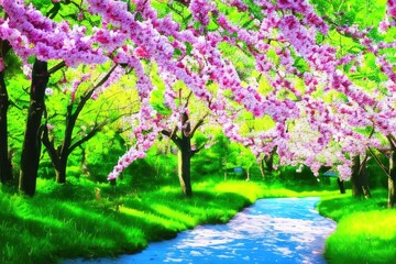 Obraz premium Spring background