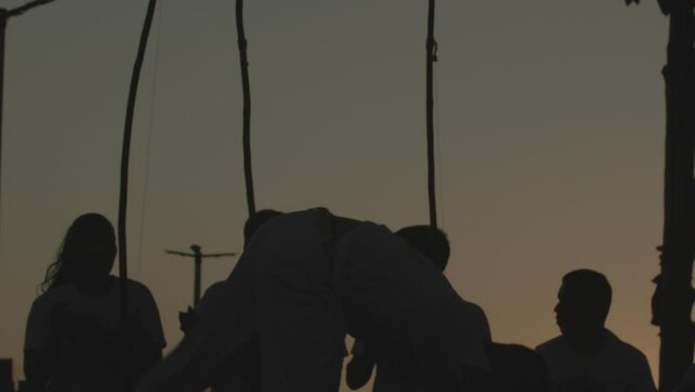 Capoeira Group Brazil Silhuete