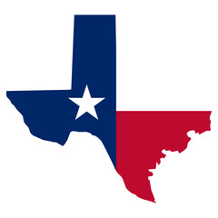 Texas Map Flag Svg |