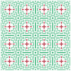 Fototapeta premium Seamless vector background with repeat pattern.Abstract ethnic rug ornamental seamless pattern.Perfect for fashion, textile design, cute themed fabric, on wall paper, wrapping paper and home decor.