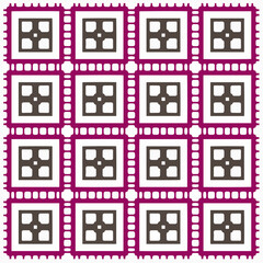 Seamless vector background with repeat pattern.Abstract ethnic rug ornamental seamless pattern.Perfect for fashion, textile design, cute themed fabric, on wall paper, wrapping paper and home decor.