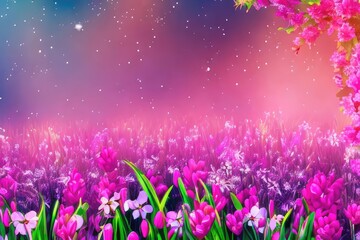 Fototapeta premium Spring background