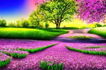 Obraz premium Spring background