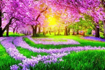 Obraz premium Spring background
