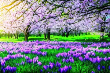 Obraz premium Spring background