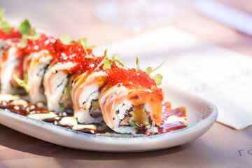 Prepared sushi 