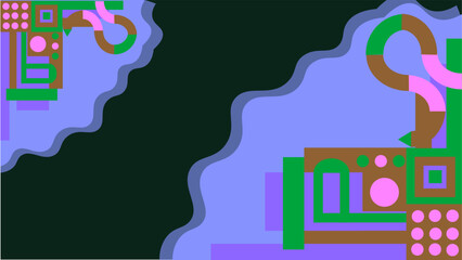 silhouette of a person with a map