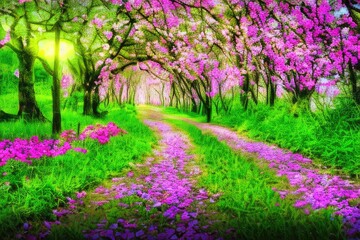 Obraz premium Spring background