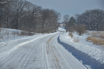 road in winter
