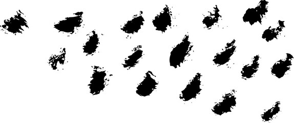 Grunge Ink Dry Brush Abstract Texture