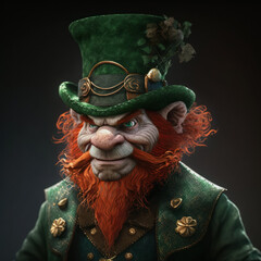 leprechaun saint patrick's day generative ai