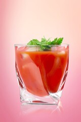 Iced tasty alcohol refreshing drink