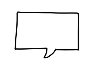 Speech bubble square