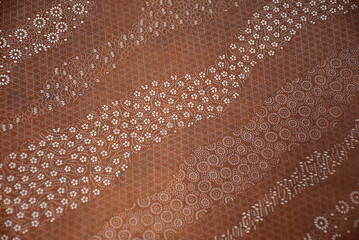 Katagami is traditional Japanese craft of making paper stencils for dyeing for example kimono...