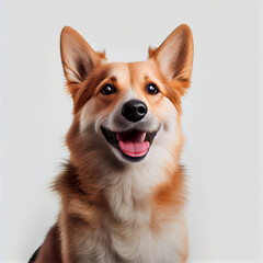portrait of a dog generative AI