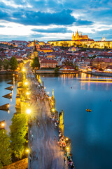 Vista panoramica di Praga	