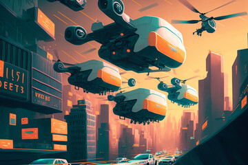delivery drones of the future, generative ai