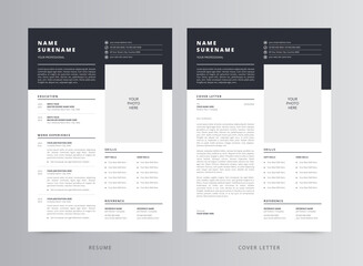 Resume Template, Professional Modern Resume Template, CV Template