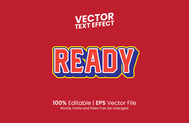 Editable Ready Text Effect Template