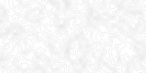 Topographic map. Geographic mountain relief. Abstract lines background. Contour maps. Vector illustration, Topo contour map on white background, Topographic contour lines vector map seamless pattern.