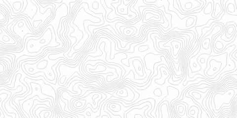 Topographic map. Geographic mountain relief. Abstract lines background. Contour maps. Vector illustration, Topo contour map on white background, Topographic contour lines vector map seamless pattern.