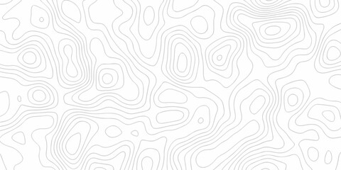 Topographic map. Geographic mountain relief. Abstract lines background. Contour maps. Vector illustration, Topo contour map on white background, Topographic contour lines vector map seamless pattern.