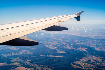 view from the plane