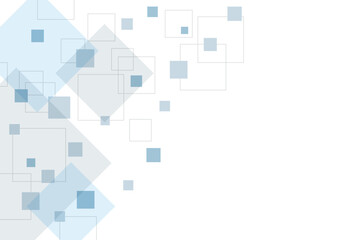 シンプルな四角形の幾何学模様背景