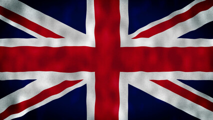 Flag of the United Kingdom illustration. United Kingdom waving flag illustration. UK British National illustration. illustration.