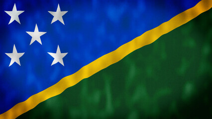 Solomon Islands Waving Flag, Solomon Islands Flag, Flag of Solomon Islands Waving illustration, Solomon Islands Flag 4K illustration