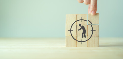 Targeting elderly consumers. Aging consumers marketing. Buying and consuming behavior of the elderly. Segmentation market based on personal values. Marketing strategies for elderly care market.