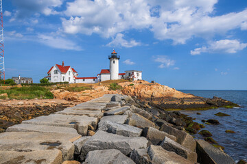 Gloucester, Massachusetts, USA at Eastern Point Lighthouse